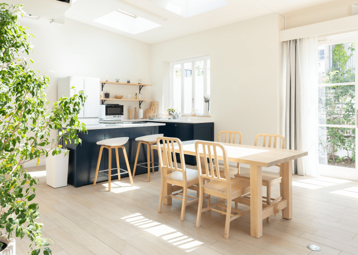 光と風を感じる、開放的な間取りの一戸建て