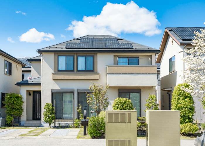 セキュリティ万全、安心して暮らせる一戸建て